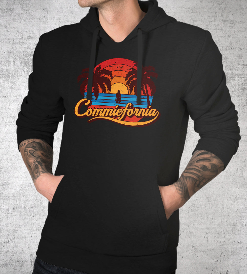 Commiefornia (Black) Hoodies by Charalanahzard - Pixel Empire