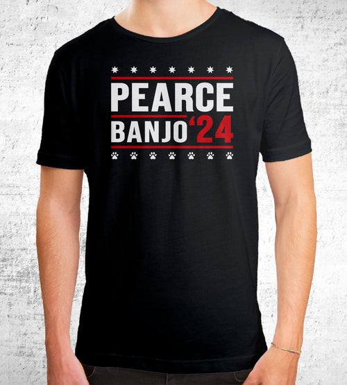 Pearce Banjo '24 T-Shirts by Charalanahzard - Pixel Empire