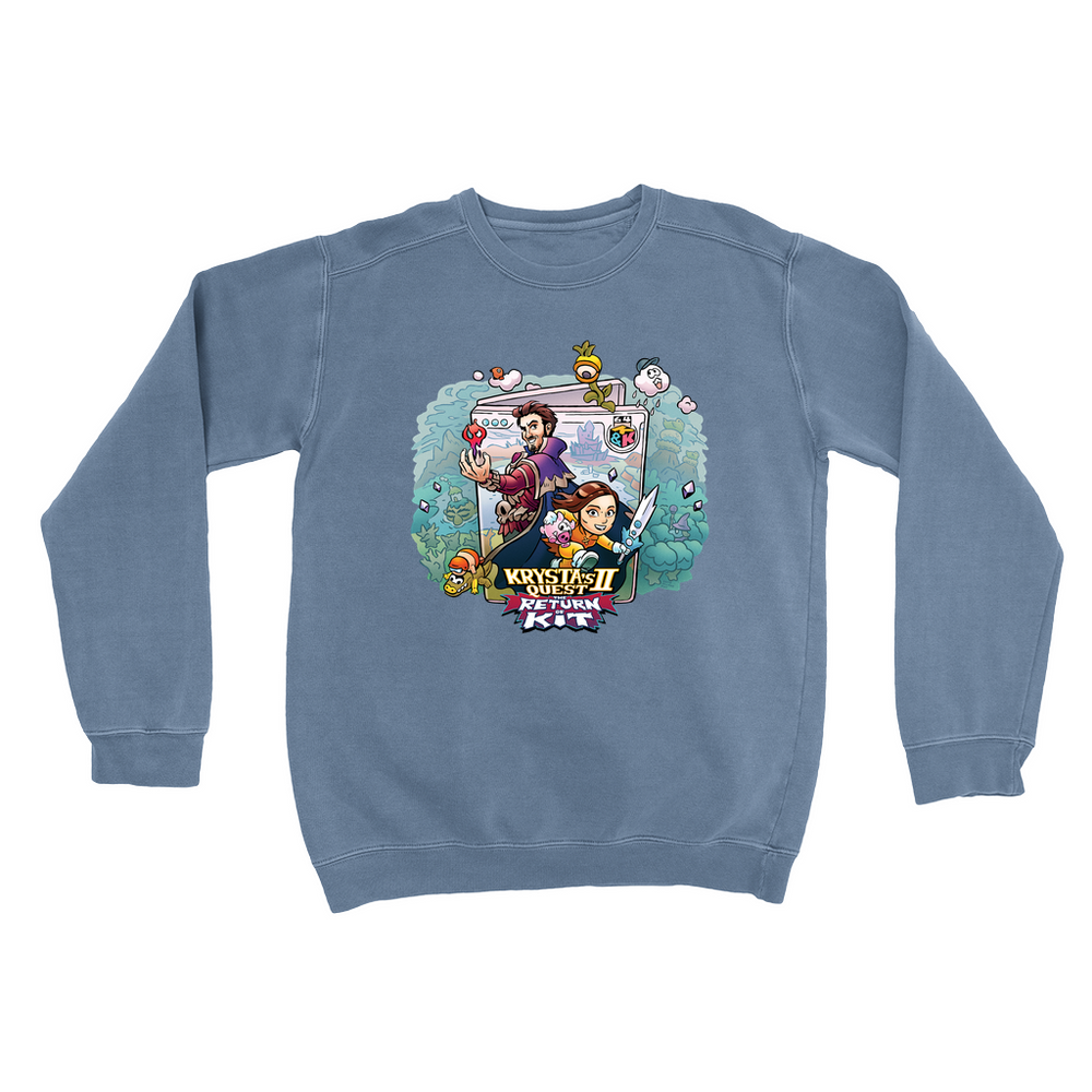 "Krysta's Quest" Limited Edition Sweatshirt by Kit and Krysta - Pixel Empire