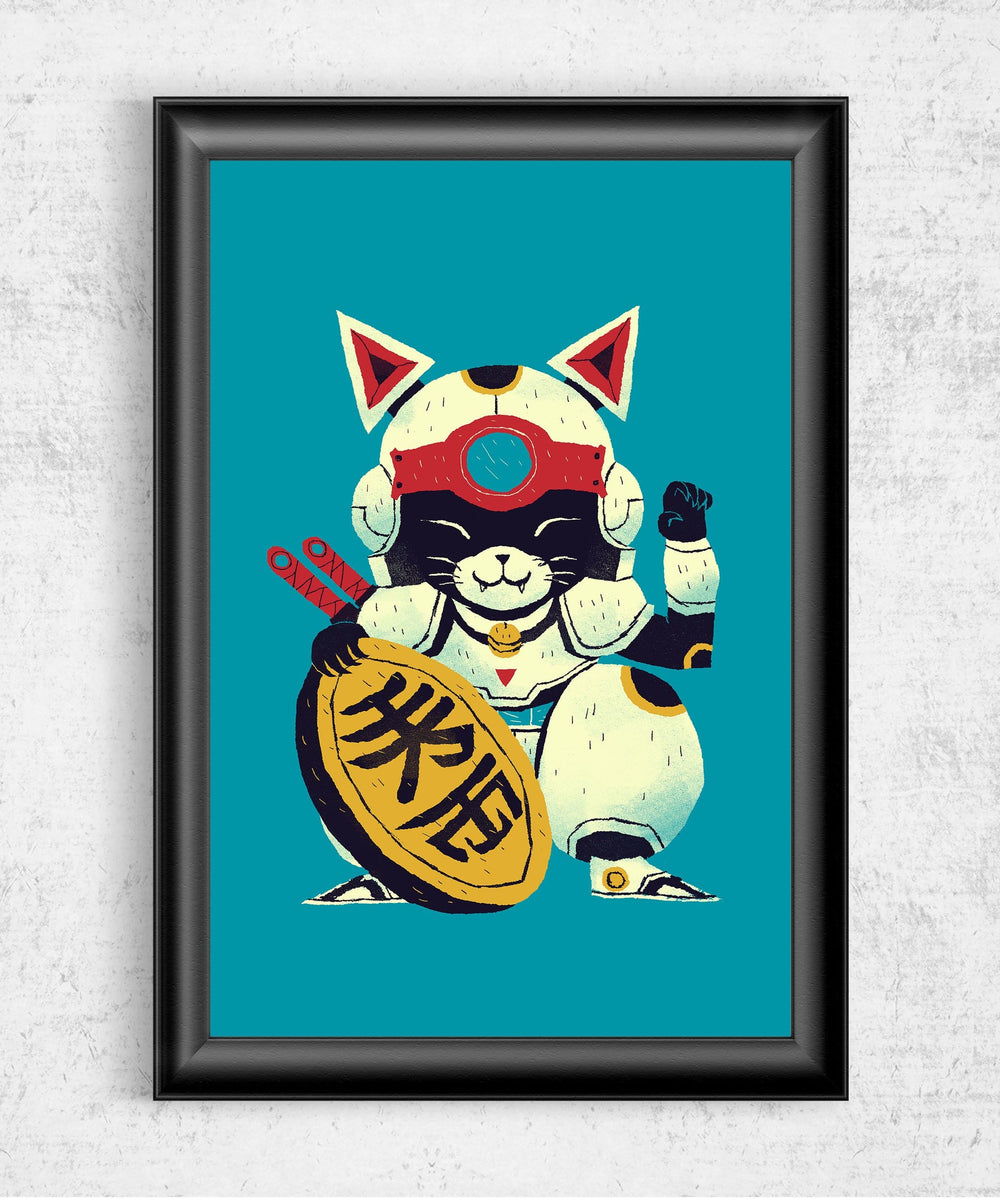 Lucky Pizza Cat Posters by Louis Roskosch - Pixel Empire