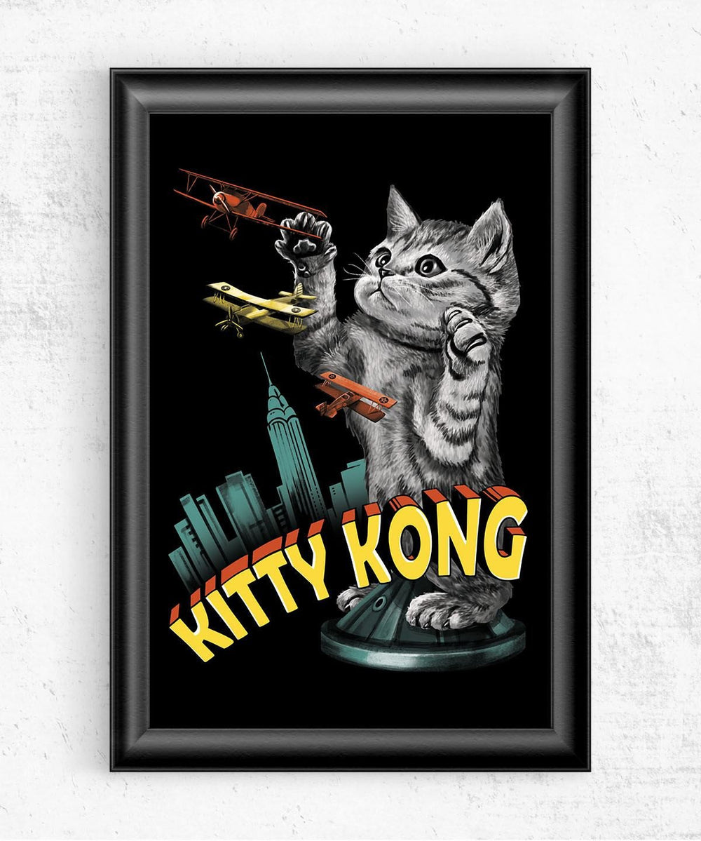 Kitty Kong Posters by Vincent Trinidad - Pixel Empire