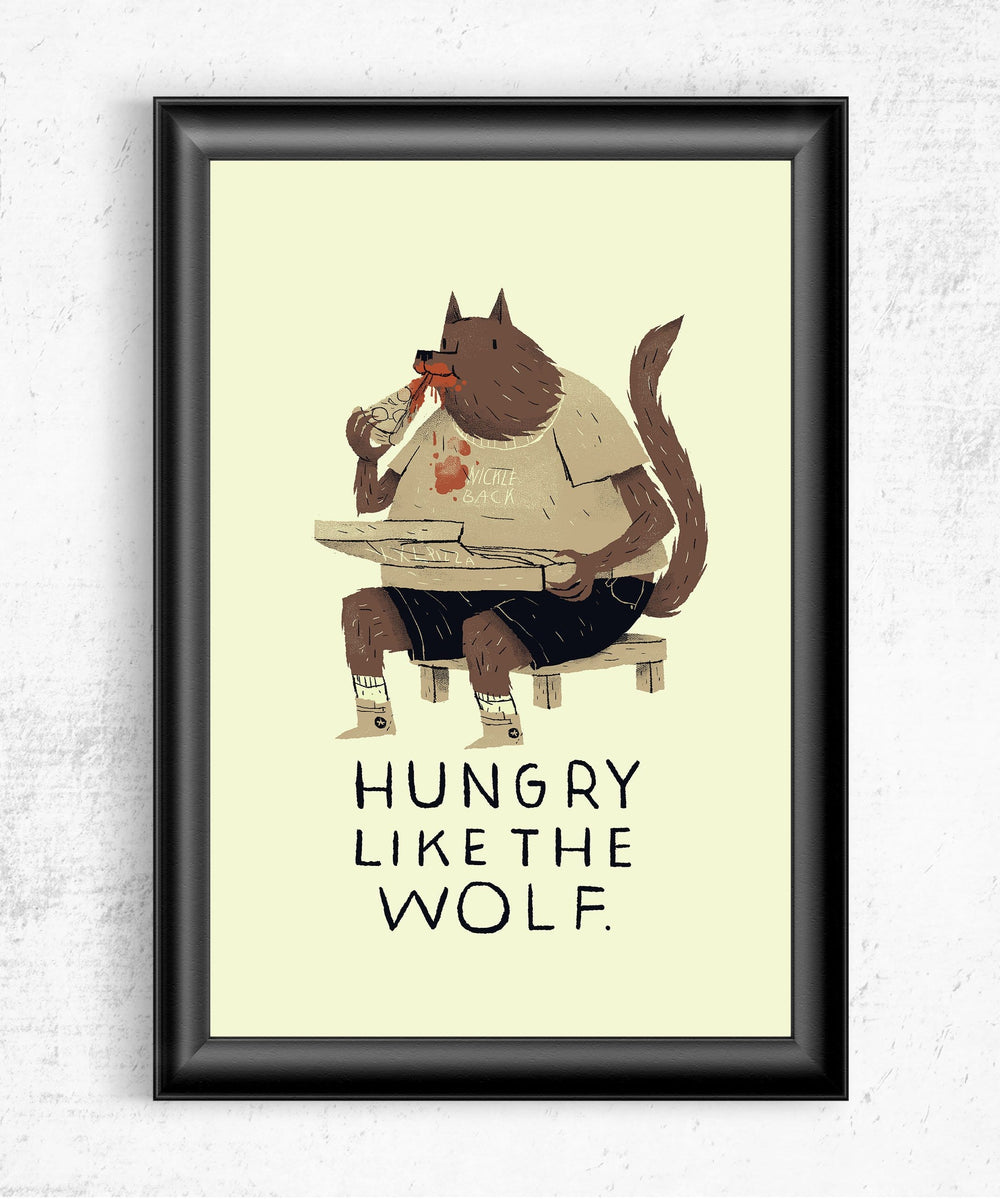 Hungry Like the Wolf Posters by Louis Roskosch - Pixel Empire