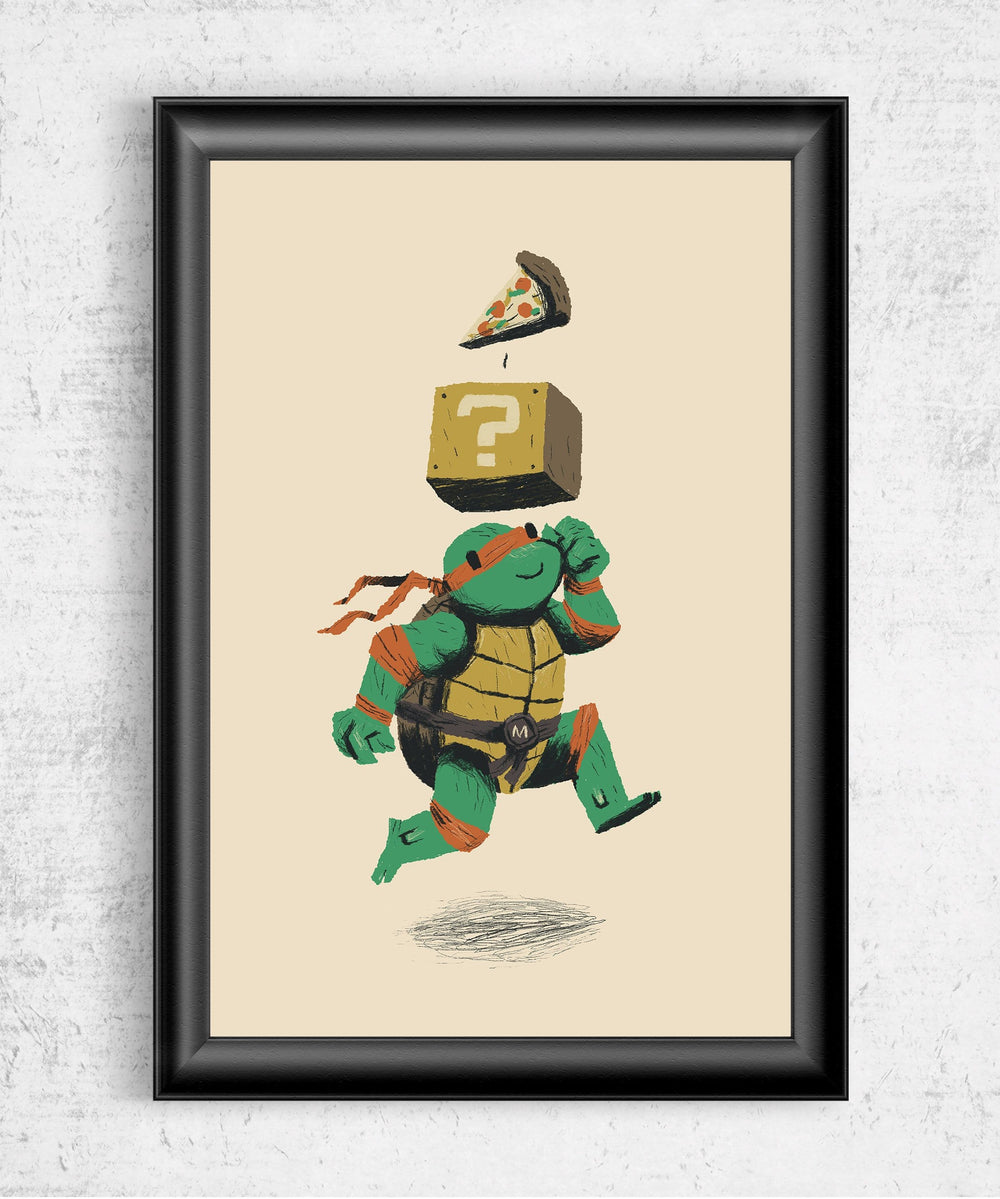 Pizza Power Up Posters by Louis Roskosch - Pixel Empire