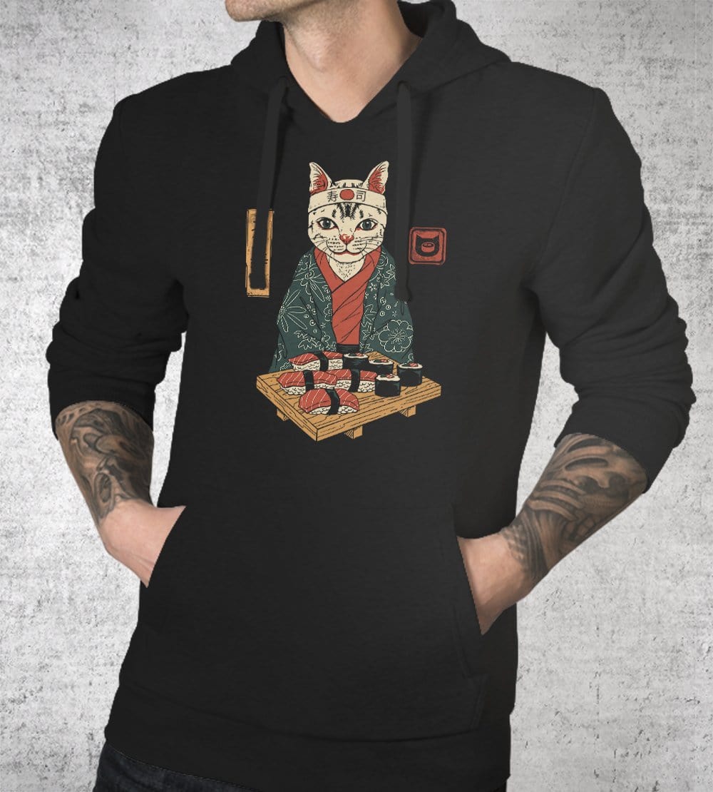 Neko Sushi Bar Hoodies by Vincent Trinidad - Pixel Empire