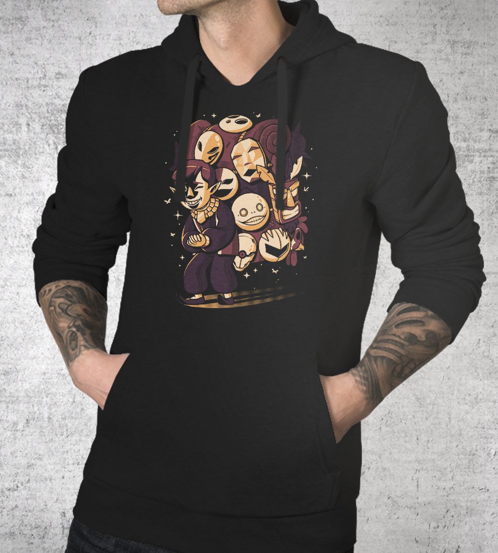 Mask Salesman Hoodies by Ilustrata - Pixel Empire