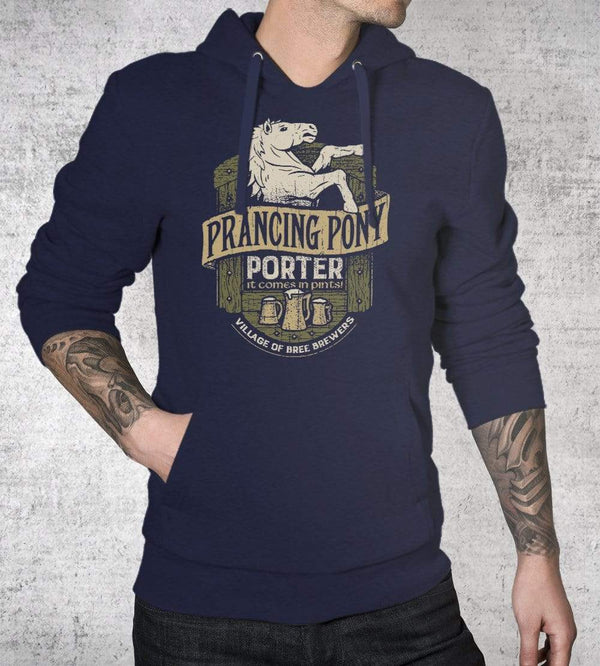 Prancing Pony Brewery Design T-Shirt plus size tops sweat shirt