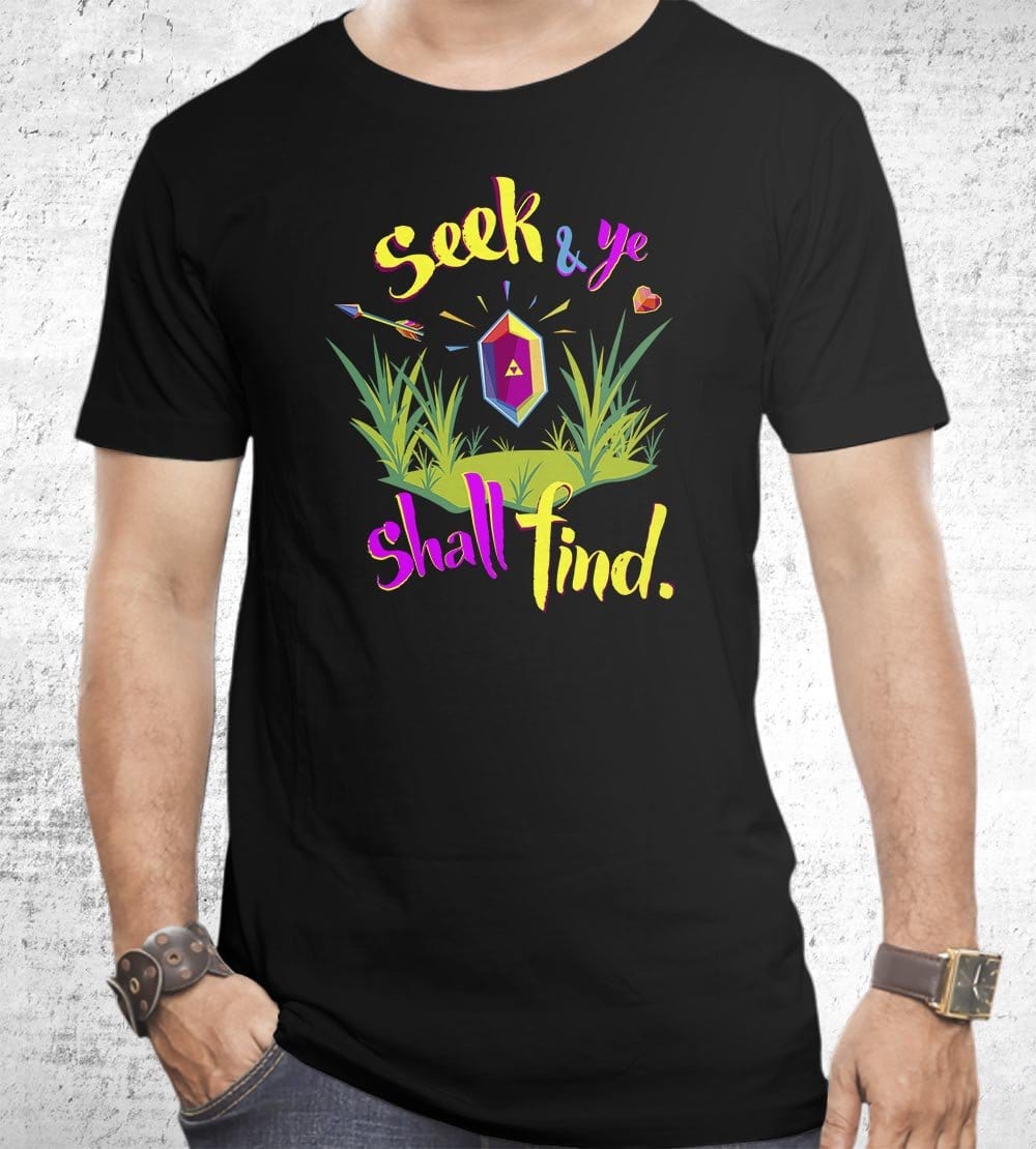 Seek & Ye Shall Find T-Shirts by Barrett Biggers - Pixel Empire