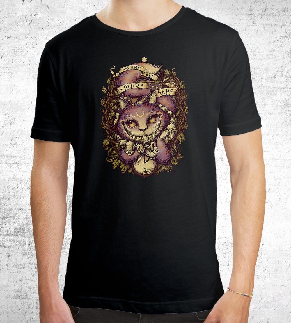 Cheshire Cat T-Shirts by Medusa Dollmaker - Pixel Empire