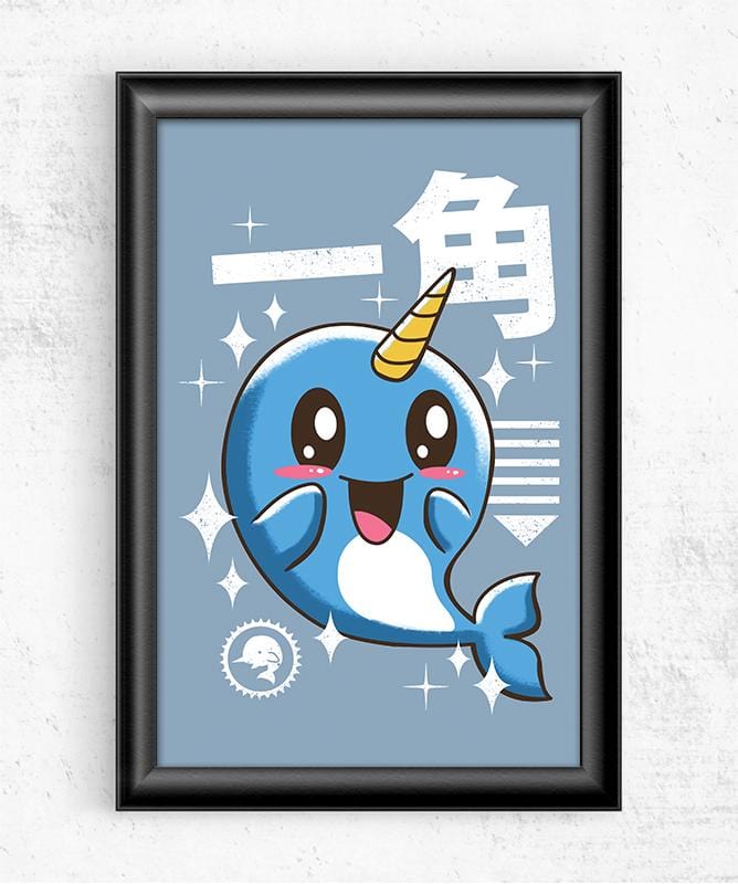 Kawaii Narwhal Posters by Vincent Trinidad - Pixel Empire