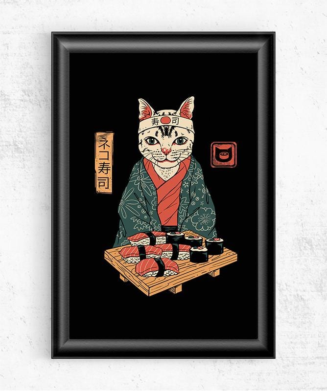 Neko Sushi Bar Posters by Vincent Trinidad - Pixel Empire