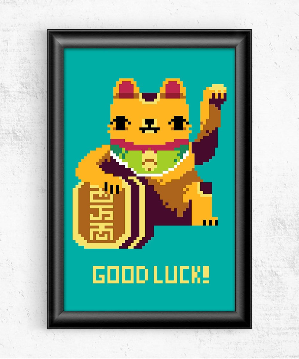 Good Luck Posters by Louis Roskosch - Pixel Empire