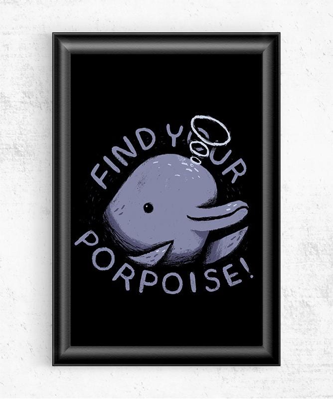 Find Your Porpoise Posters by Louis Roskosch - Pixel Empire