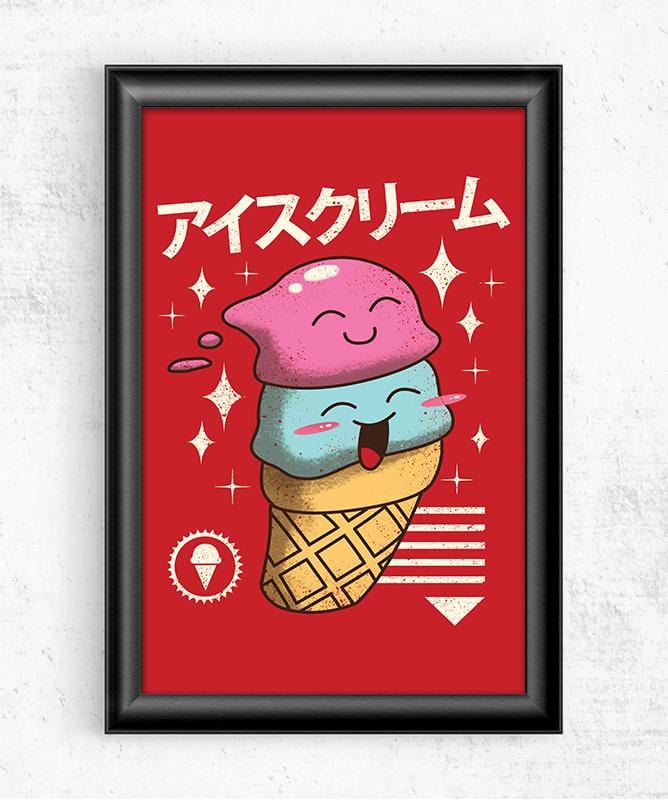 Kawaii Ice Cream Posters by Vincent Trinidad - Pixel Empire