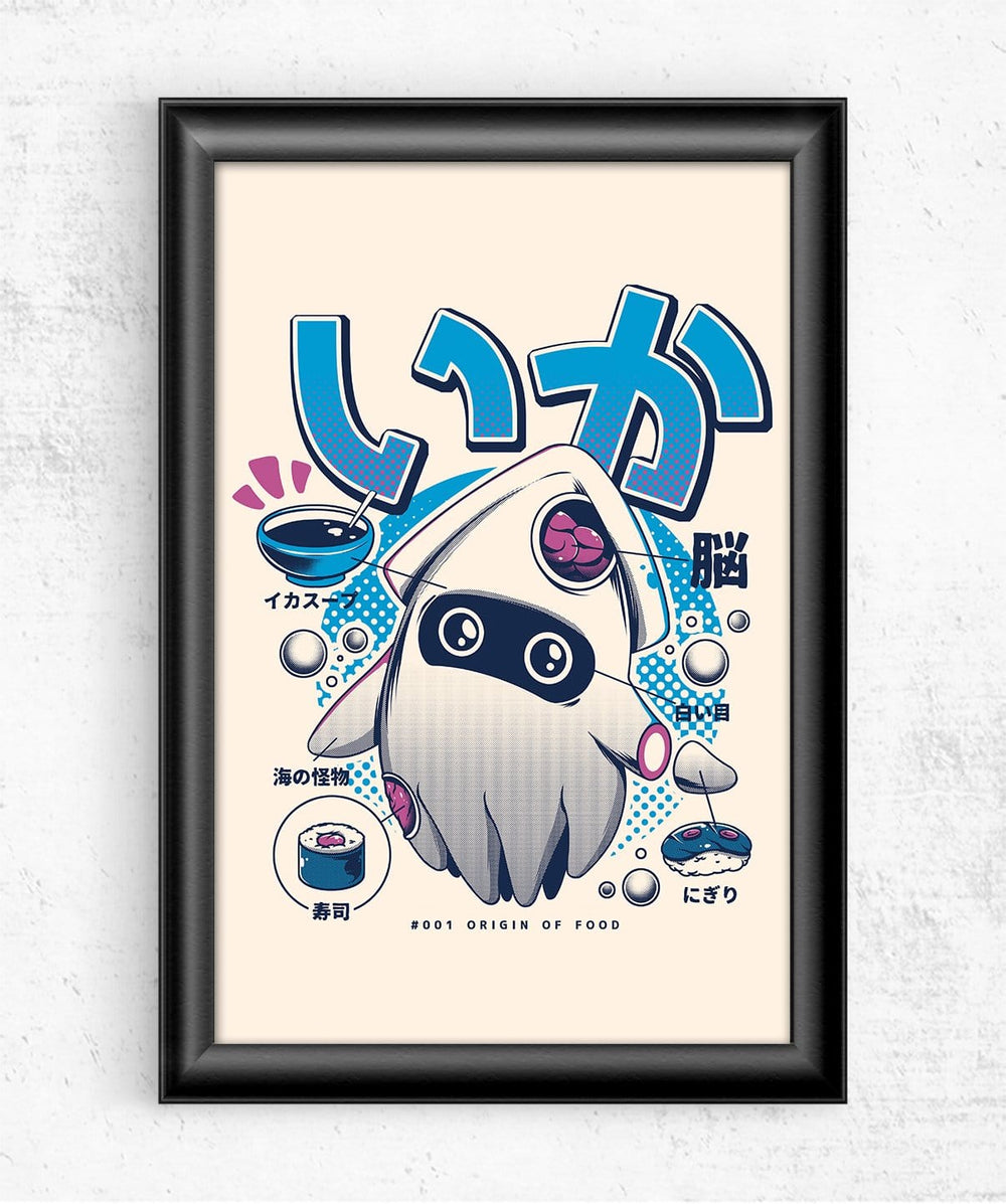 Squid Food Posters by Ilustrata - Pixel Empire