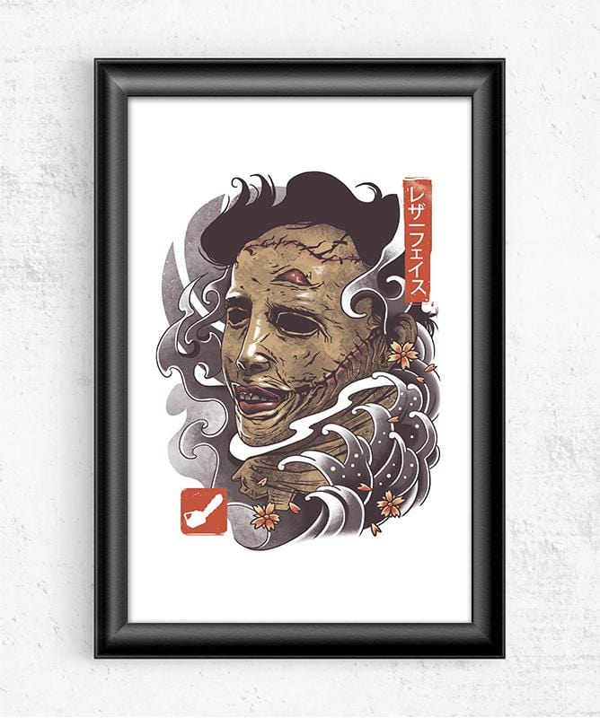 Oni Leather Mask Posters by Vincent Trinidad - Pixel Empire