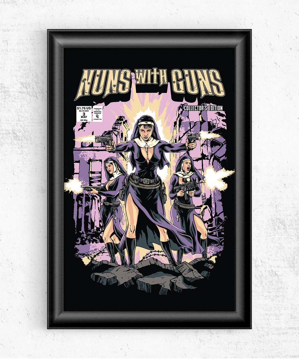 Nuns With Guns Posters by Chris Phillips - Pixel Empire