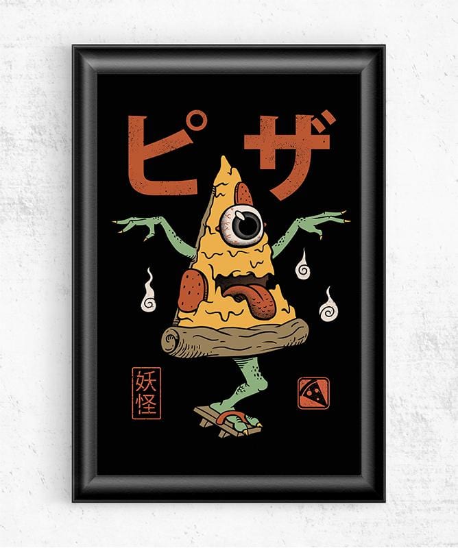 Yokai Pizza Posters by Vincent Trinidad - Pixel Empire