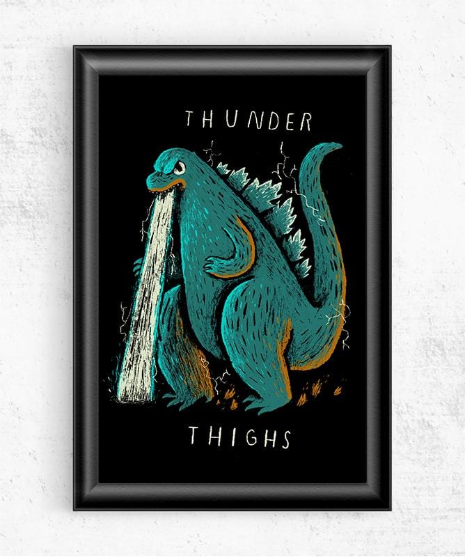 Thunder Thighs Posters by Louis Roskosch - Pixel Empire