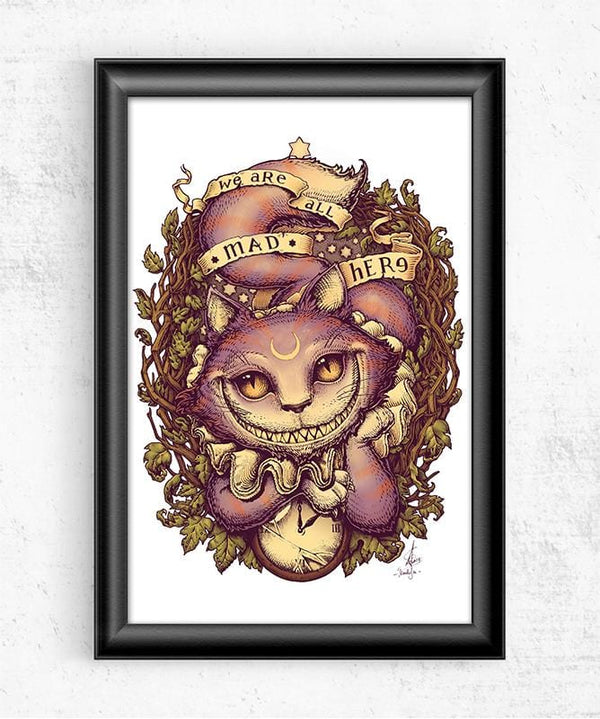 Art Posters, Cheshire Cat Print