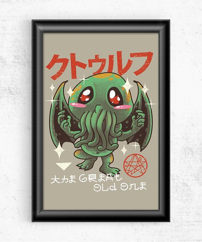 Kawaii Cthulhu Posters by Vincent Trinidad - Pixel Empire