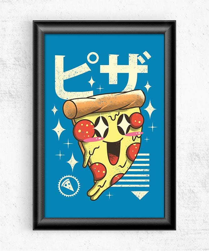 Kawaii Pizza Posters by Vincent Trinidad - Pixel Empire