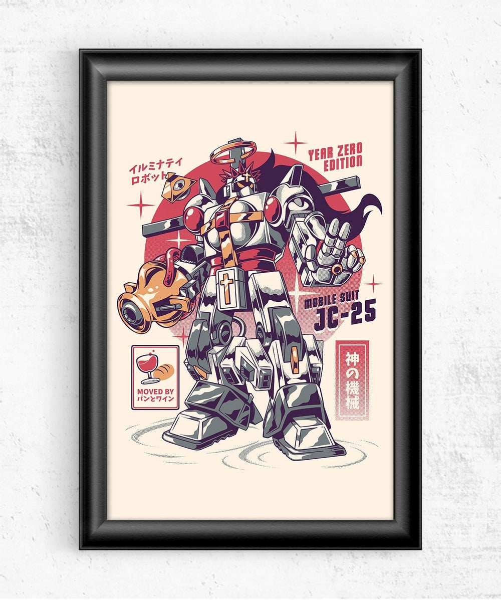 Mecha Jesus Posters by Ilustrata - Pixel Empire