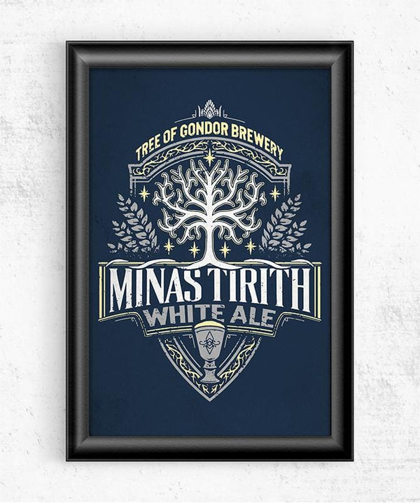 Minas Tirith Framed Print. 16 X 16 Inches 3 Frame Colors. 