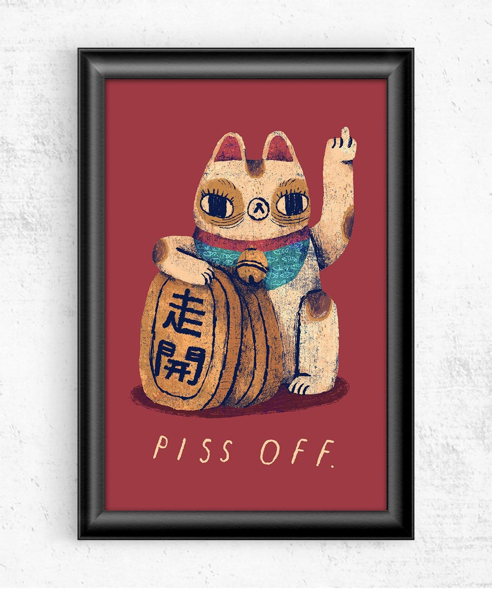 Piss Off Posters by Louis Roskosch - Pixel Empire