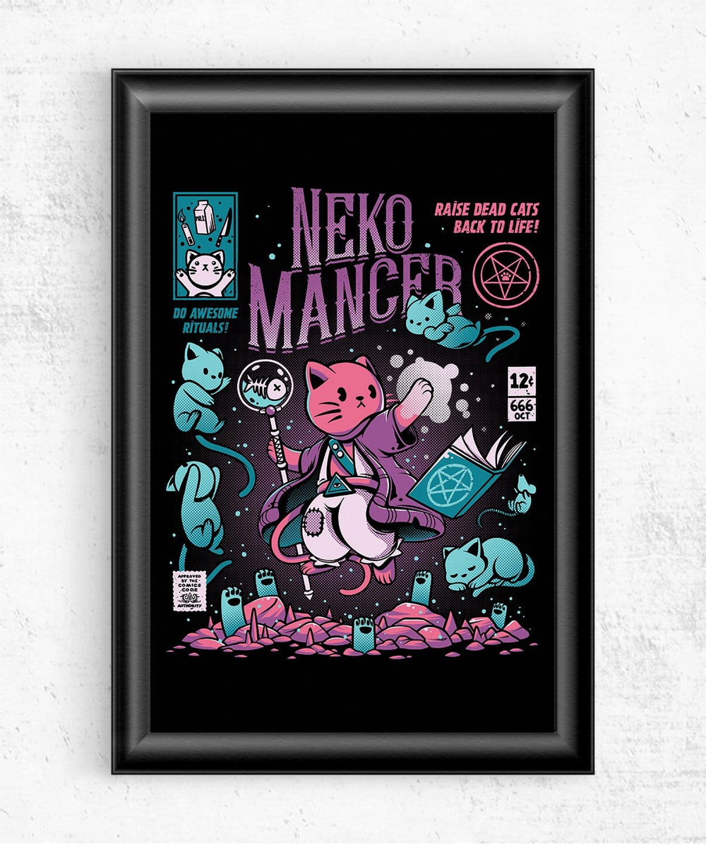 Nekomancer Posters by Ilustrata - Pixel Empire