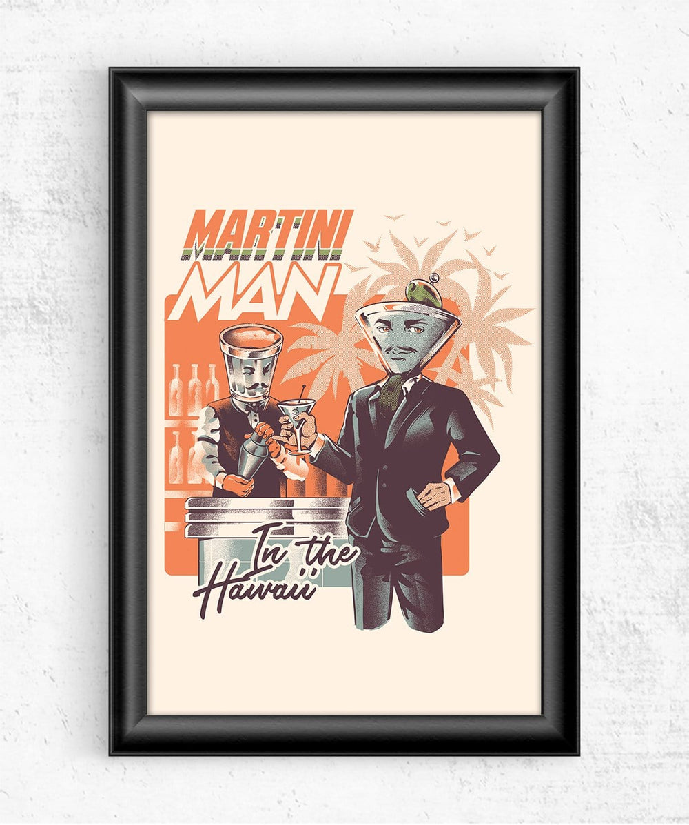 Martini Man Posters by Ilustrata - Pixel Empire