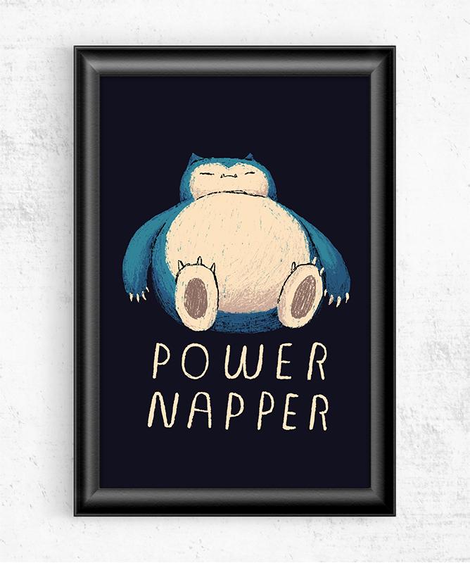 Power Napper Posters by Louis Roskosch - Pixel Empire