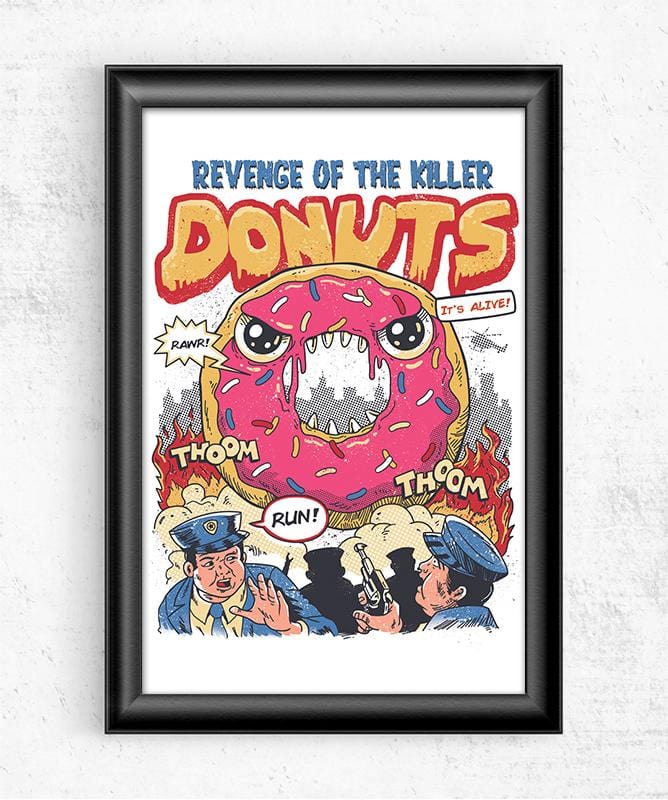 Revenge of the Killer Donuts Posters by Vincent Trinidad - Pixel Empire