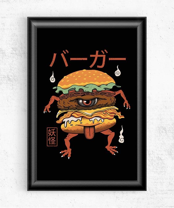 Yokai Burger Posters by Vincent Trinidad - Pixel Empire