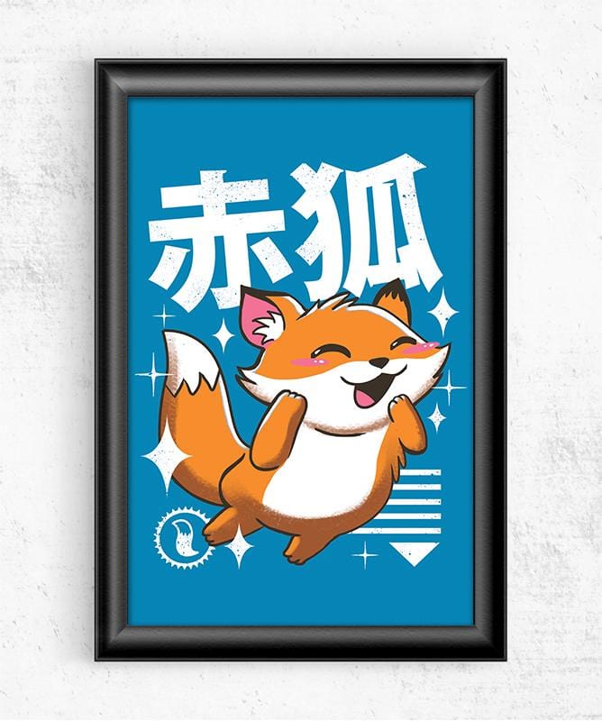 Kawaii Fox Posters by Vincent Trinidad - Pixel Empire