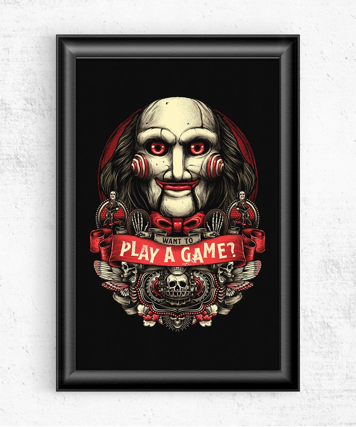 Art Poster I Want To Play A Game