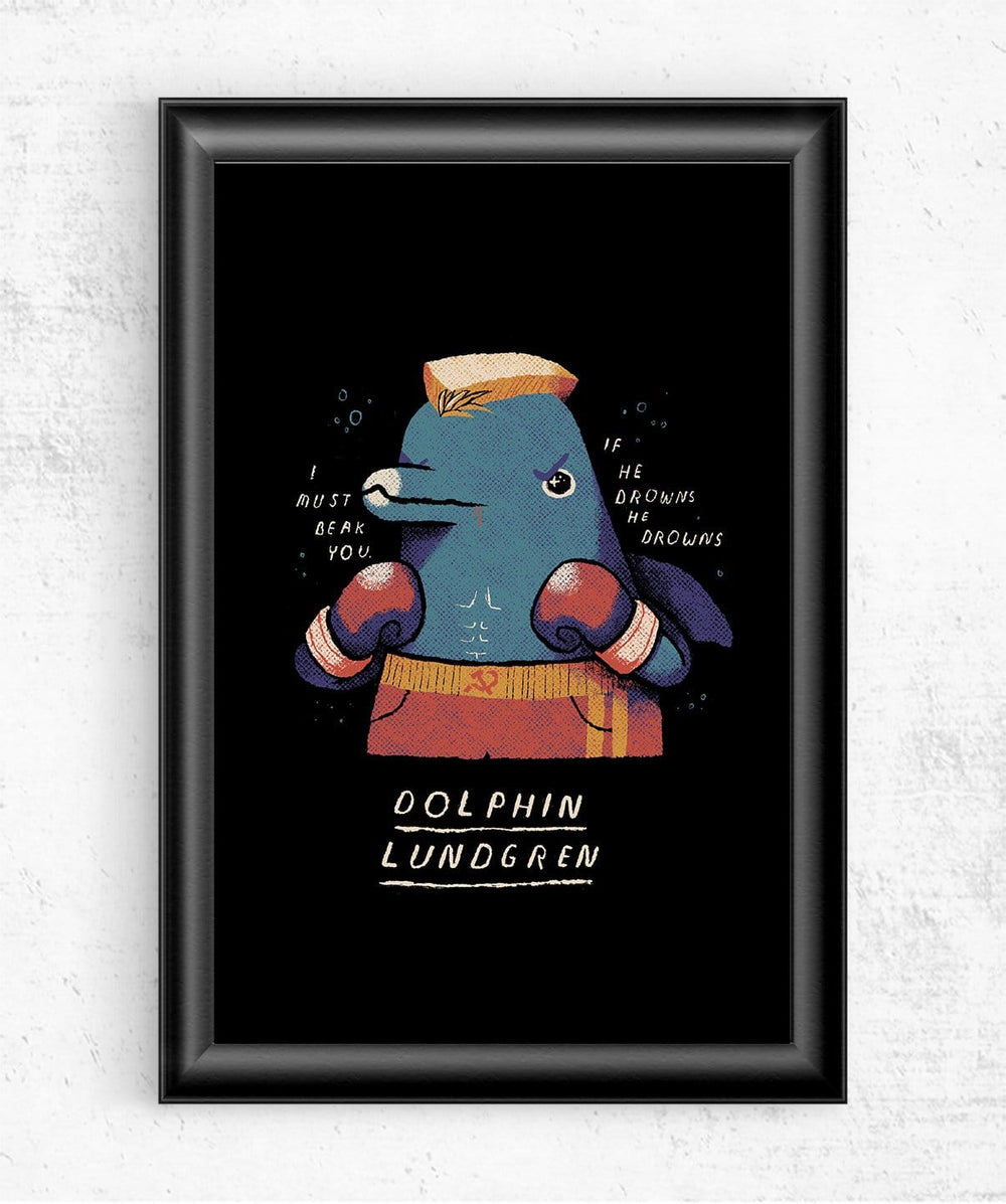 Dolphin Lundgren Posters by Louis Roskosch - Pixel Empire