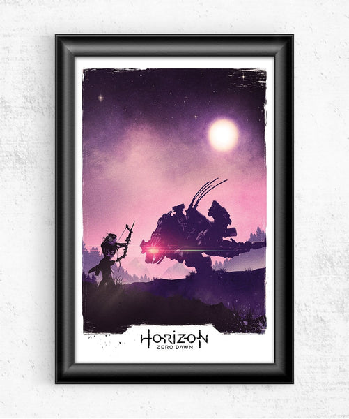 Horizon Zero Dawn - Complete Edition Poster Emoldurado, Quadro em