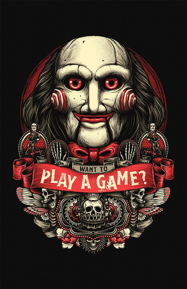 Art Poster I Want To Play A Game