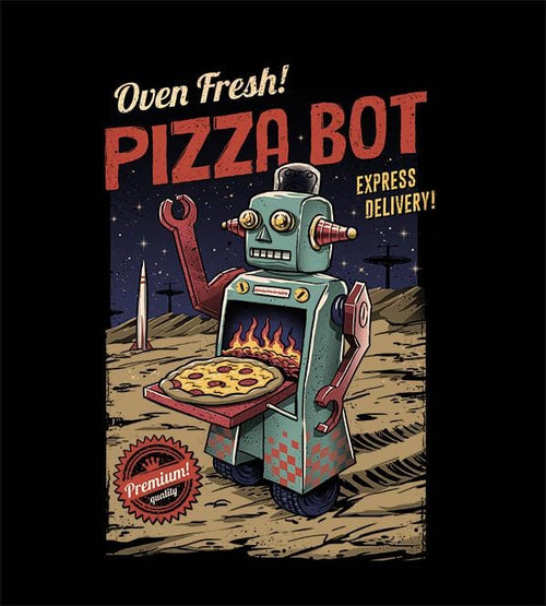 Pizza Bot Hoodies by Vincent Trinidad - Pixel Empire