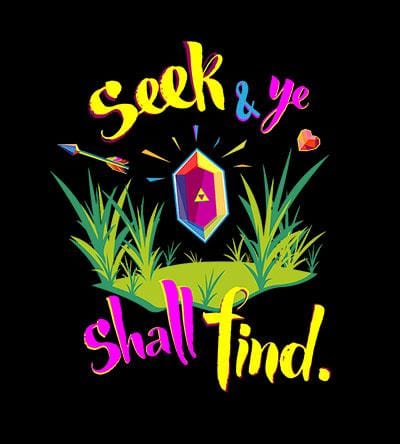 Seek & Ye Shall Find T-Shirts by Barrett Biggers - Pixel Empire