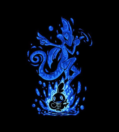 The Water Chameleon Within T-Shirts by Techranova - Pixel Empire