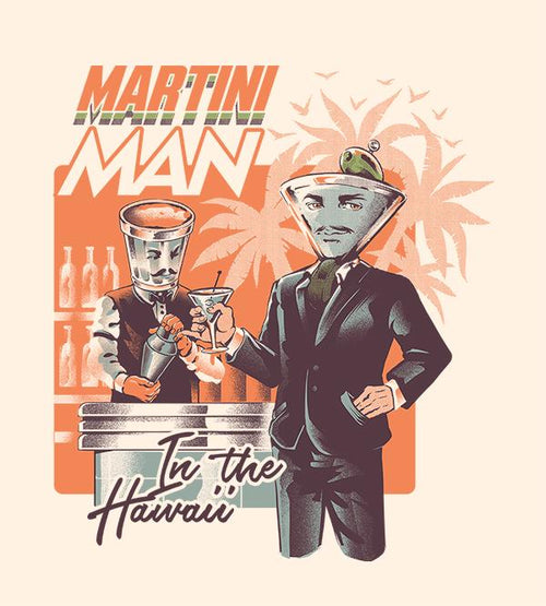 Martini Man Hoodies by Ilustrata - Pixel Empire