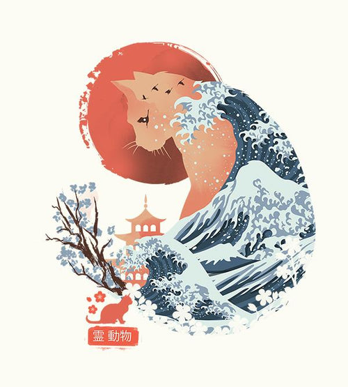 Oriental Cat Hoodies by Dan Elijah Fajardo - Pixel Empire