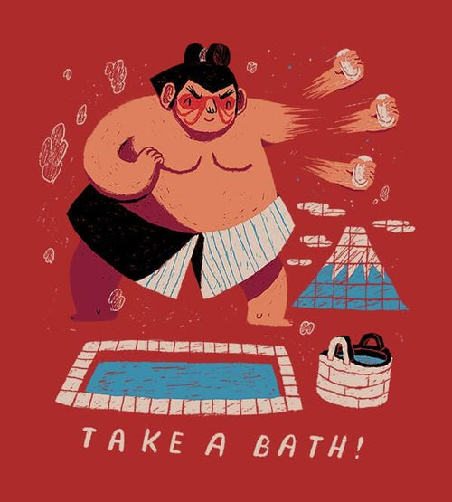 Take A Bath T-Shirts by Louis Roskosch - Pixel Empire