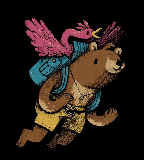 Flight Of The Honey Bear T-Shirts by Louis Roskosch - Pixel Empire