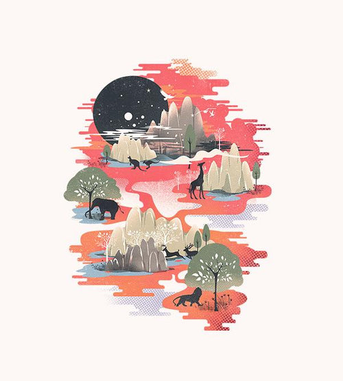 Landscape of Dreams T-Shirts by Dan Elijah Fajardo - Pixel Empire