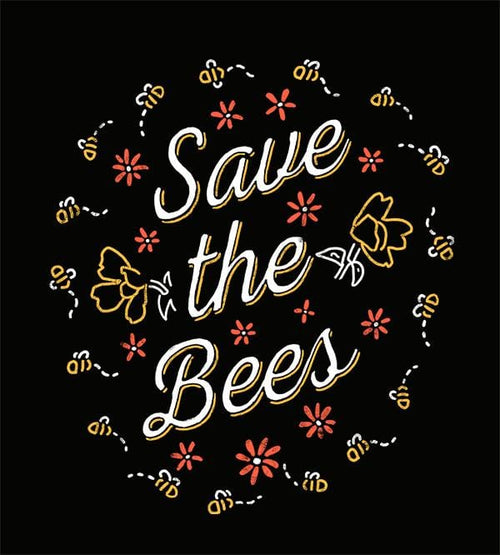 Save The Bees Hoodies by Ronan Lynam - Pixel Empire